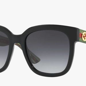 NEW Gucci Sunglasses - G0034S Black/Green